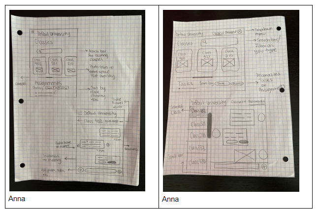 A screenshot of some design sketches.